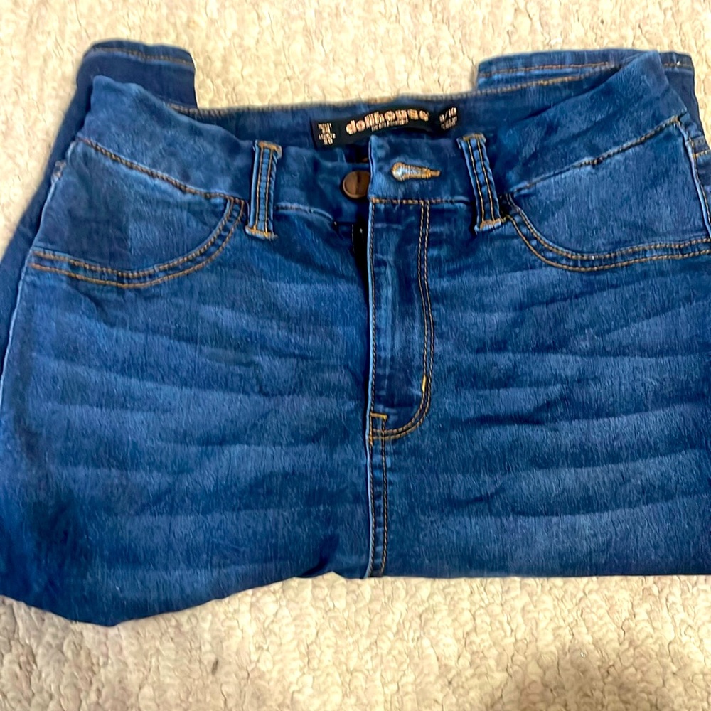Dollhouse juniors slim flit blue jeans